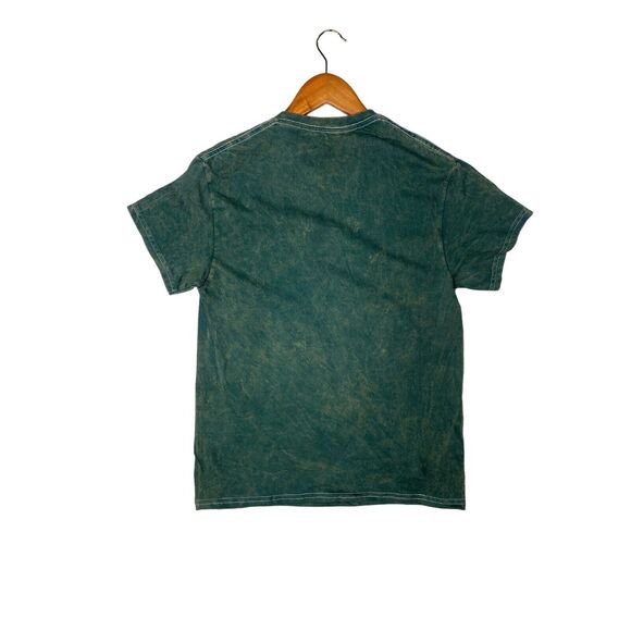 Nirvana Vintage Style Smile Back Short Sleeve Unisex T Shirt Crew Neck S Green - Picture 9 of 14